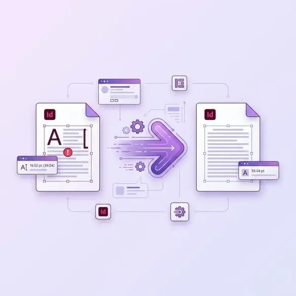 Redefine Scaling – naprawa skalowania ramek tekstowych po Alternate Layout (Adobe InDesign)